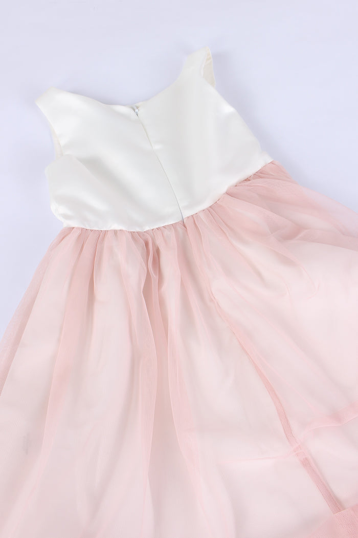 Abito Gonna Tulle Rosa-3