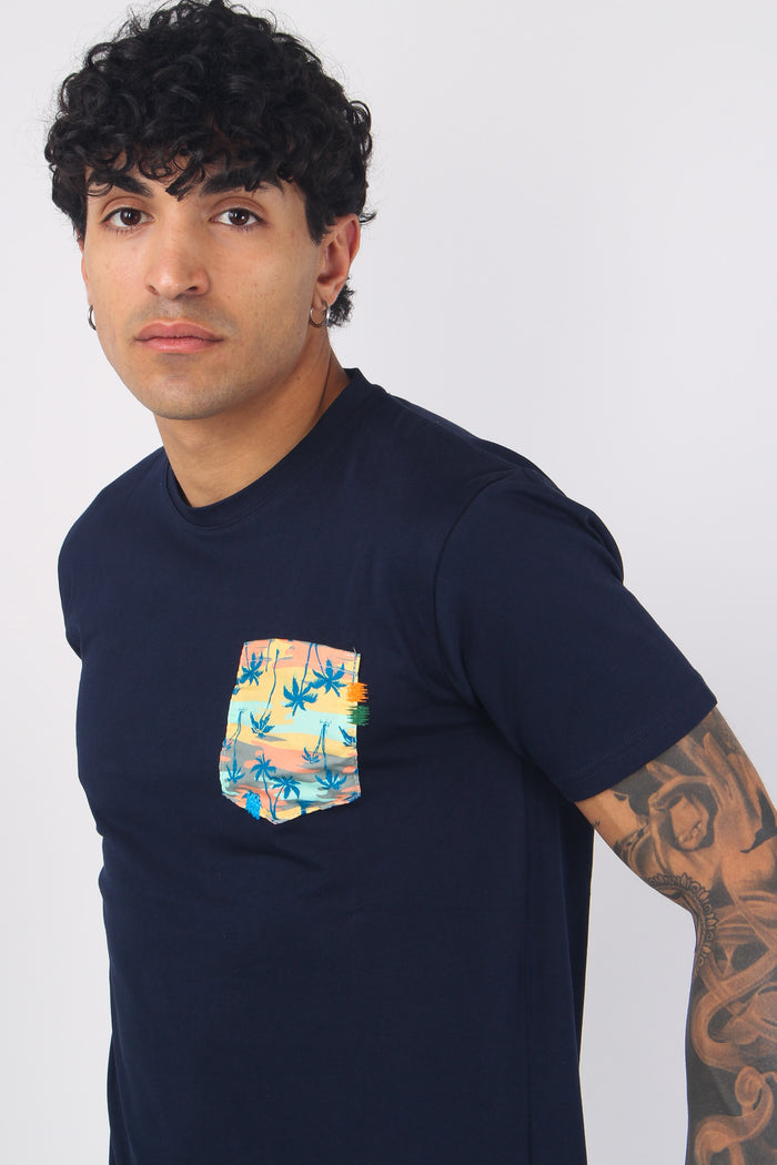 T-shirt Taschino Palme Blu-6
