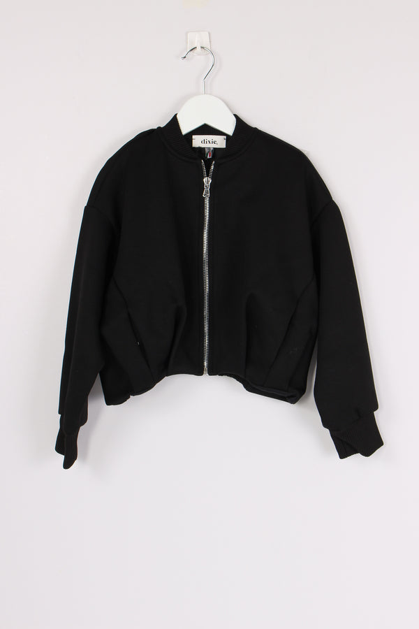 Felpa Full Zip Black