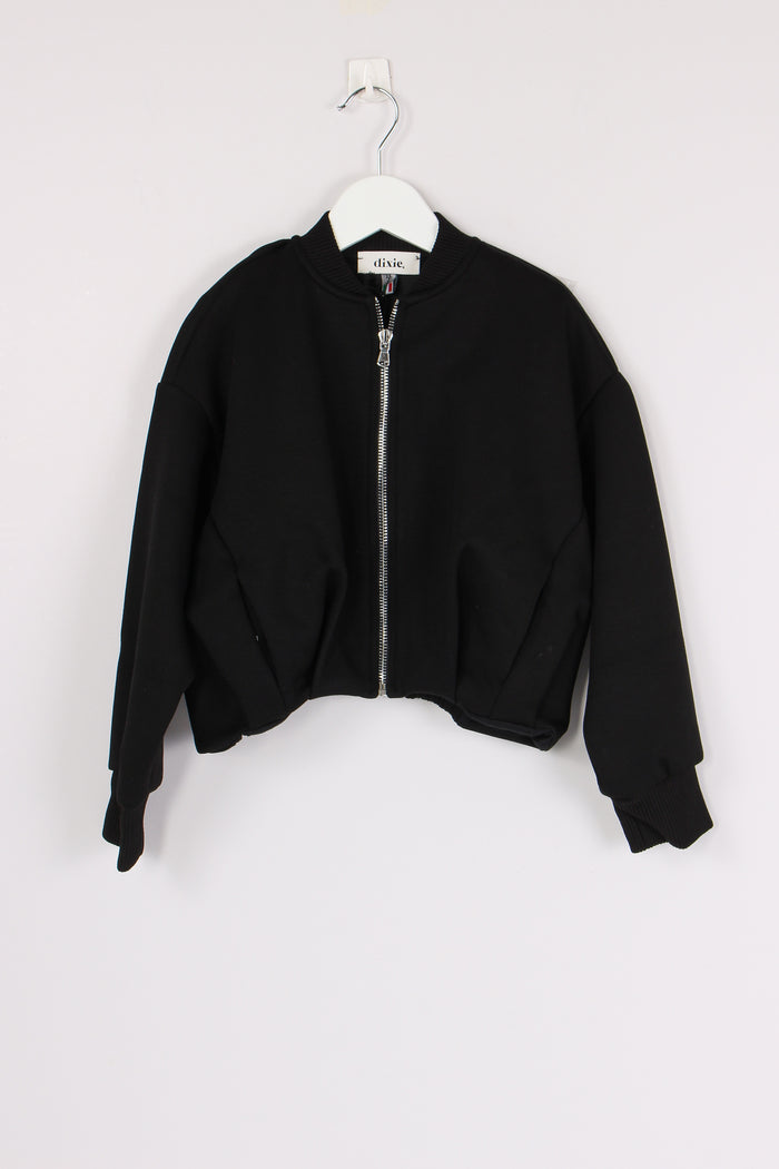 Felpa Full Zip Black