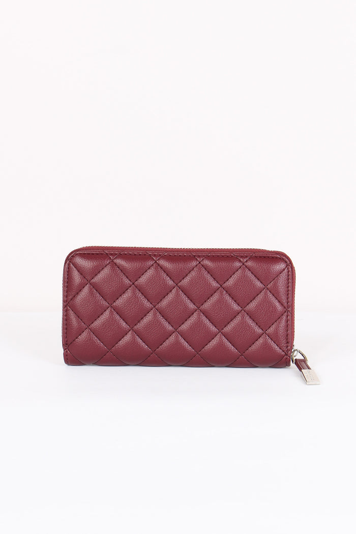 Zip Around Matelasse Double G Mosto-3