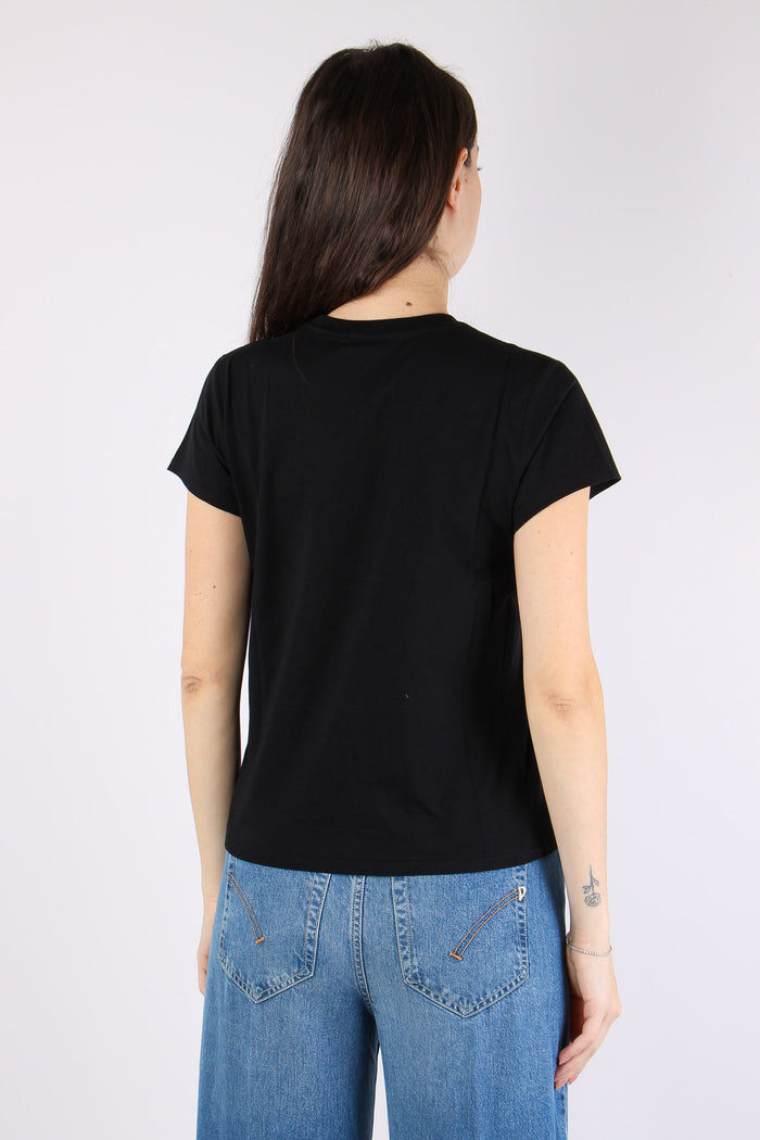 T-shirt Manica Corta Basica Polo Black-4