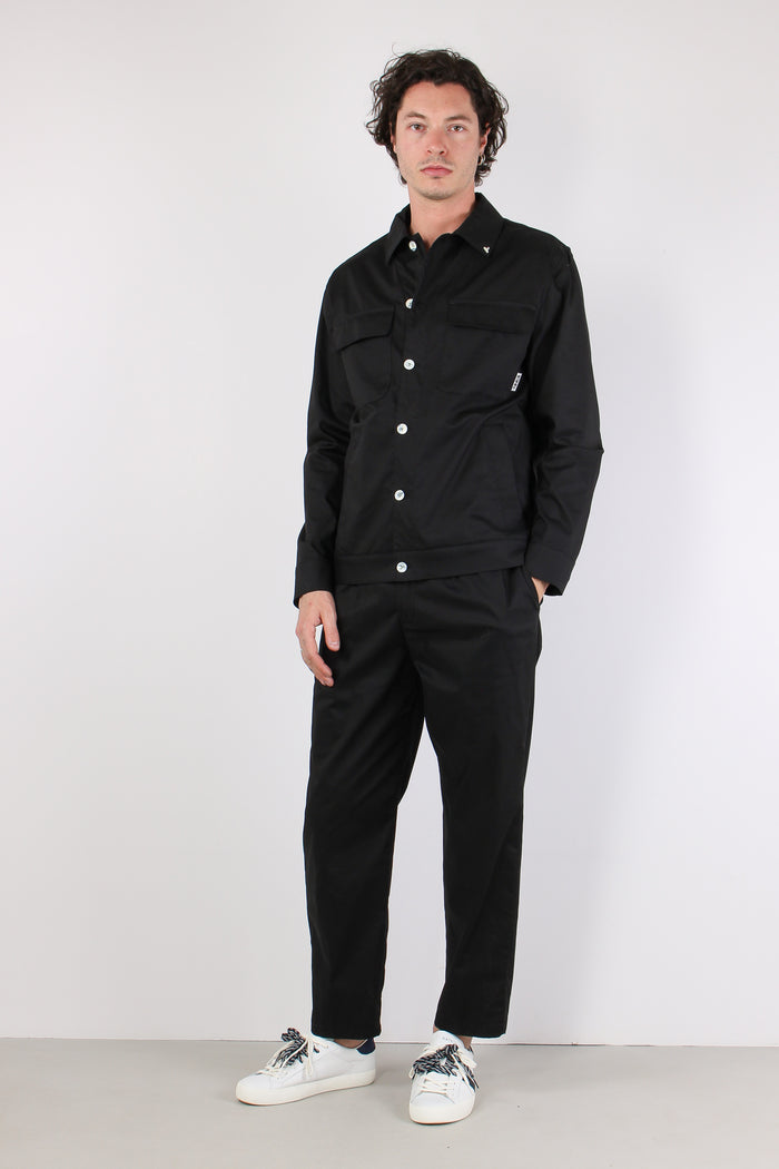 Giacca Cotone Nero-5