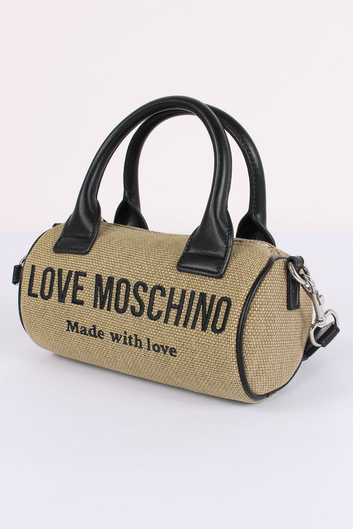 Bauletto Logo Canvas Oro-4