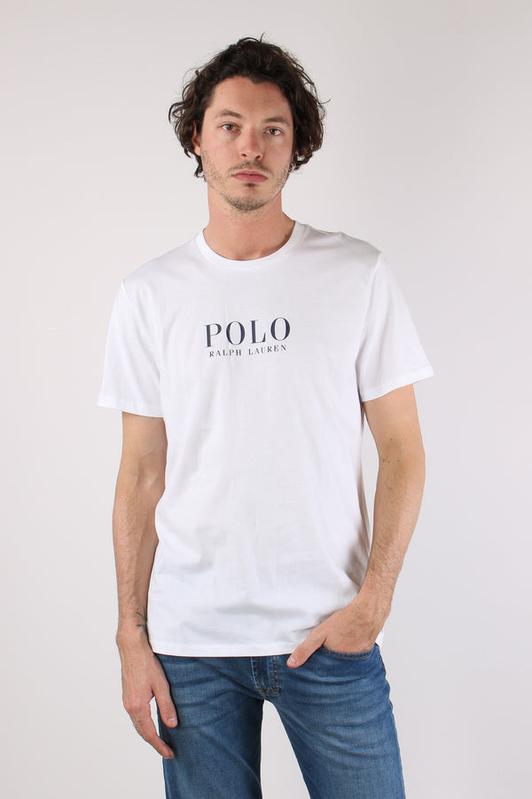 T-shirt Underwear Maxi Scritta White