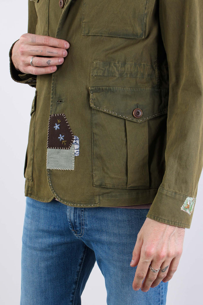 Field Jacket Stampa Retro Colonial-9