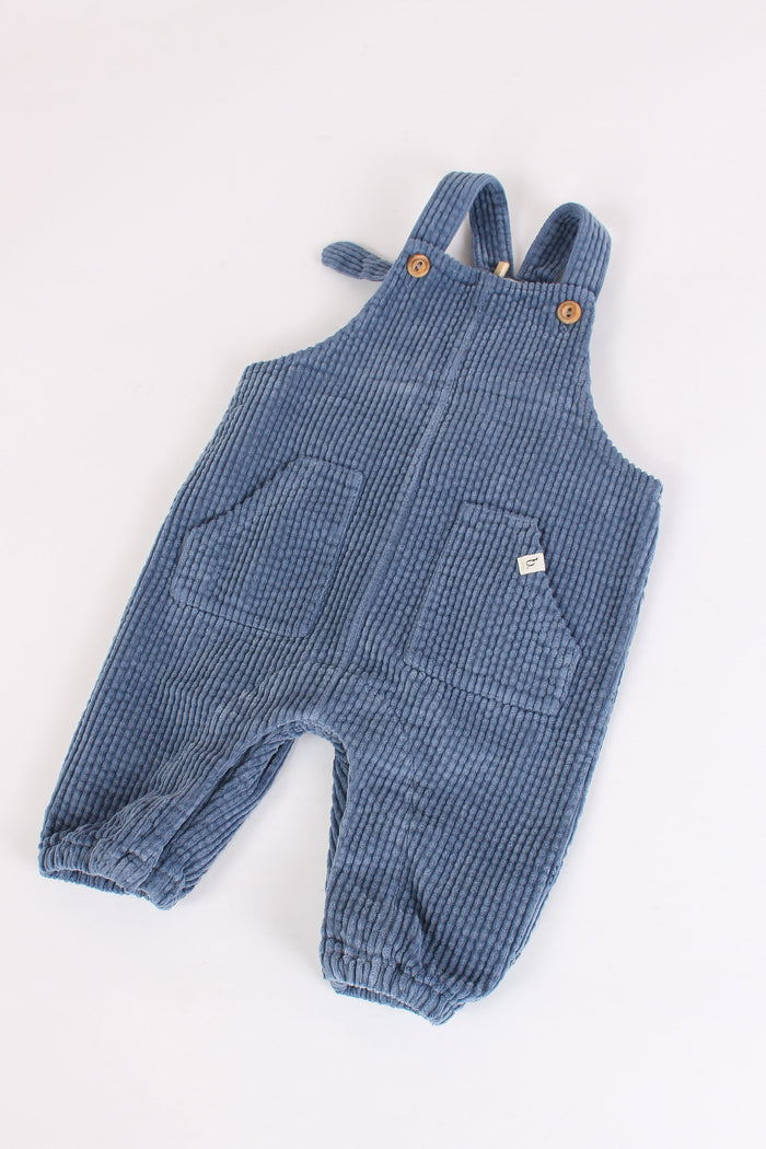 Salopette Velluto Costa Artic Blue-4