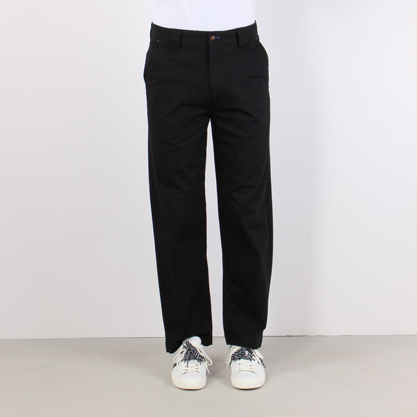 Pantalone Gamba Larga Nero-2