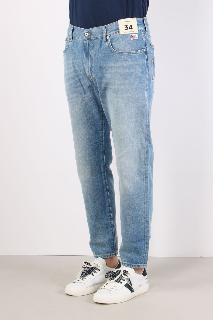 Denim Tapered Relaxed Denim Medio-4