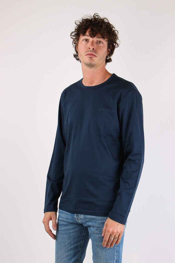 T-shirt M/l Jersey Navy Blue-3