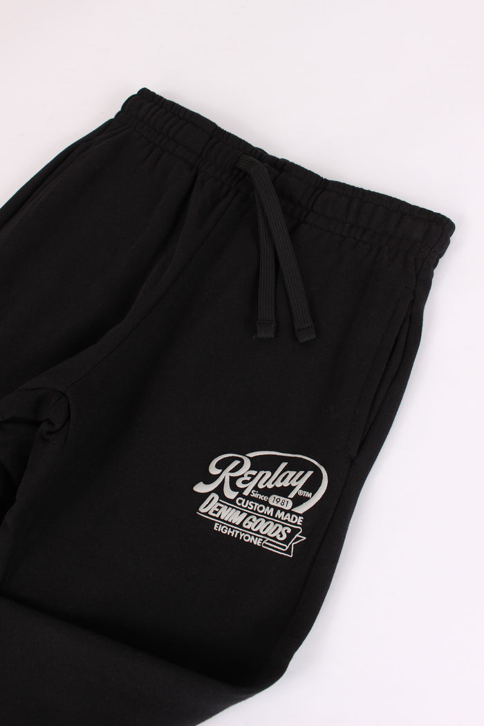 Pantalone Felpa Nero-3
