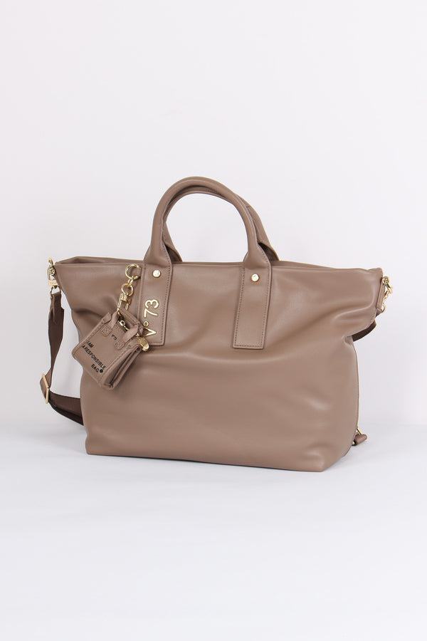 Matilda Shopping Charm Borsett Taupe-2