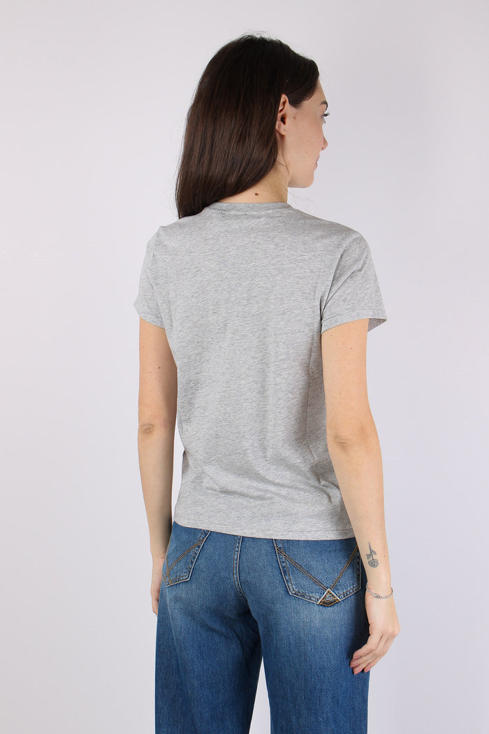 T-shirt Manica Corta Basica Cobblestone Heather-3