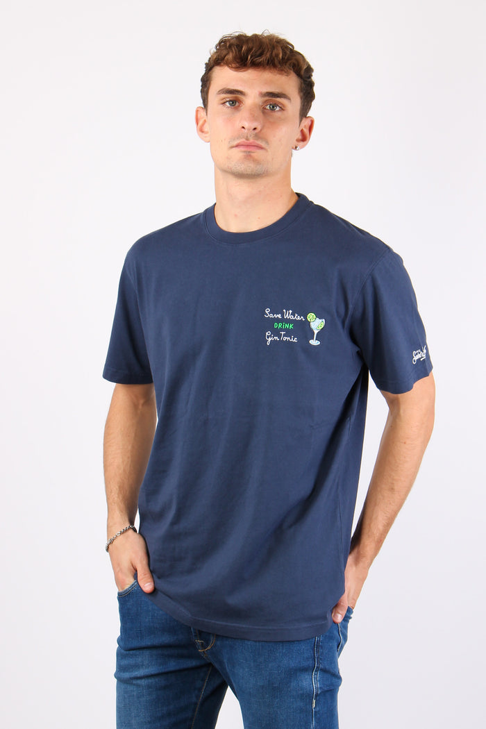 T-shirt Ricamo Drink Gin Save-2