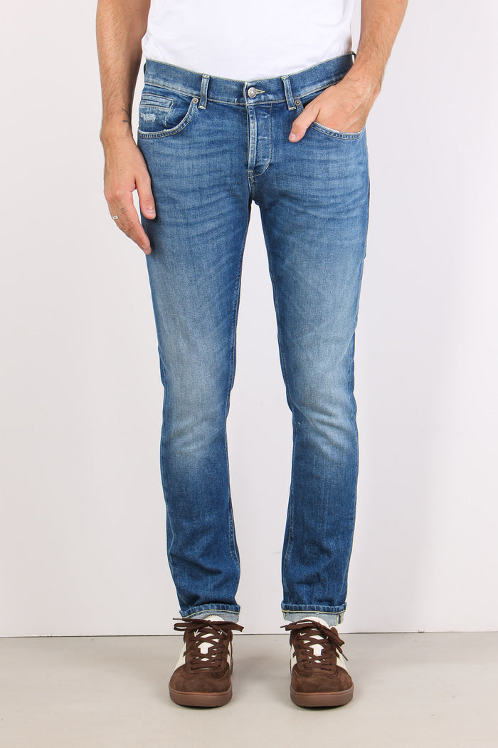 George Denim Slim Fit Vita Bassa Denim Medio-2