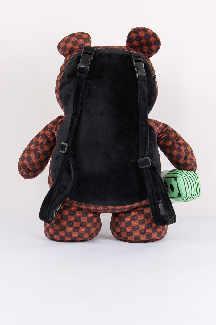 Backpack Moneybear Shark Marrone-3
