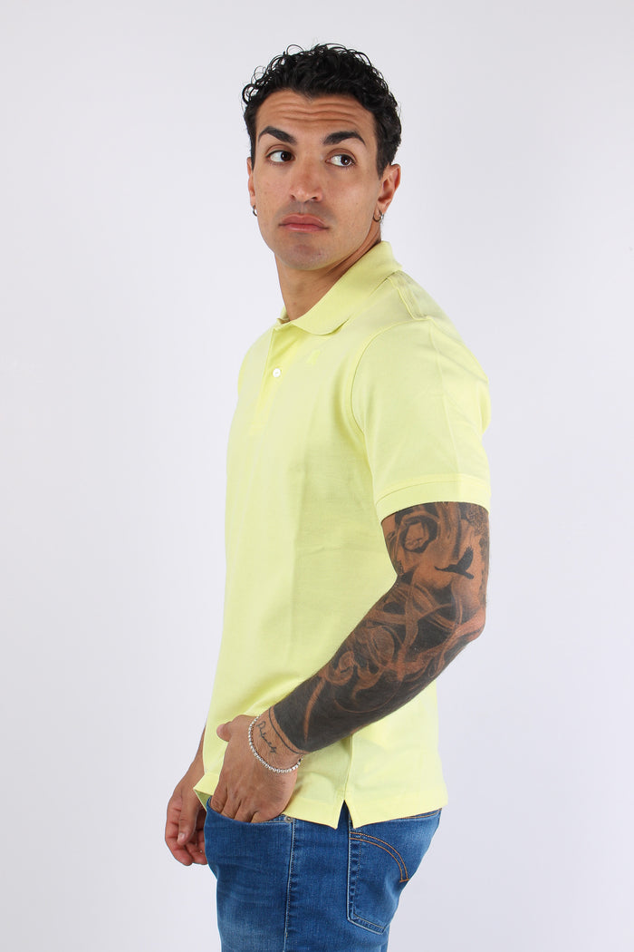 Polo Logo Tono Su Tono Yellow Lime-5