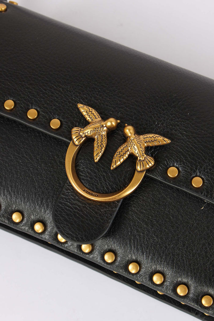 Tracollina Love One Mini Slouchy Nero/antique Gold-8