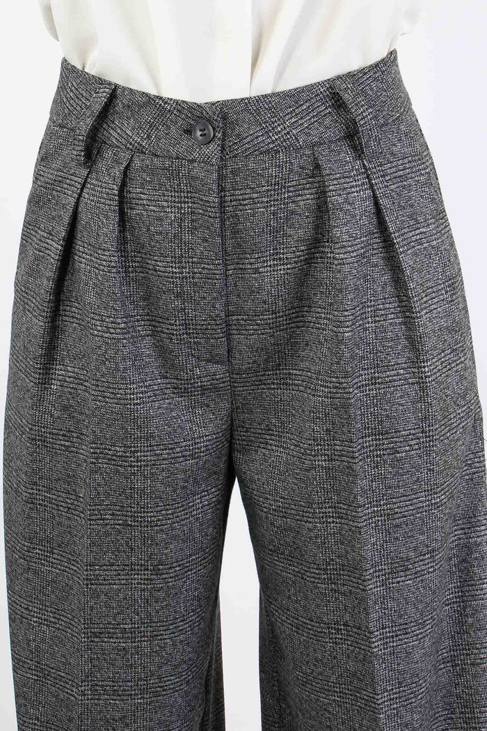 Pantalone Palazzo Galles Nero/grigio-7