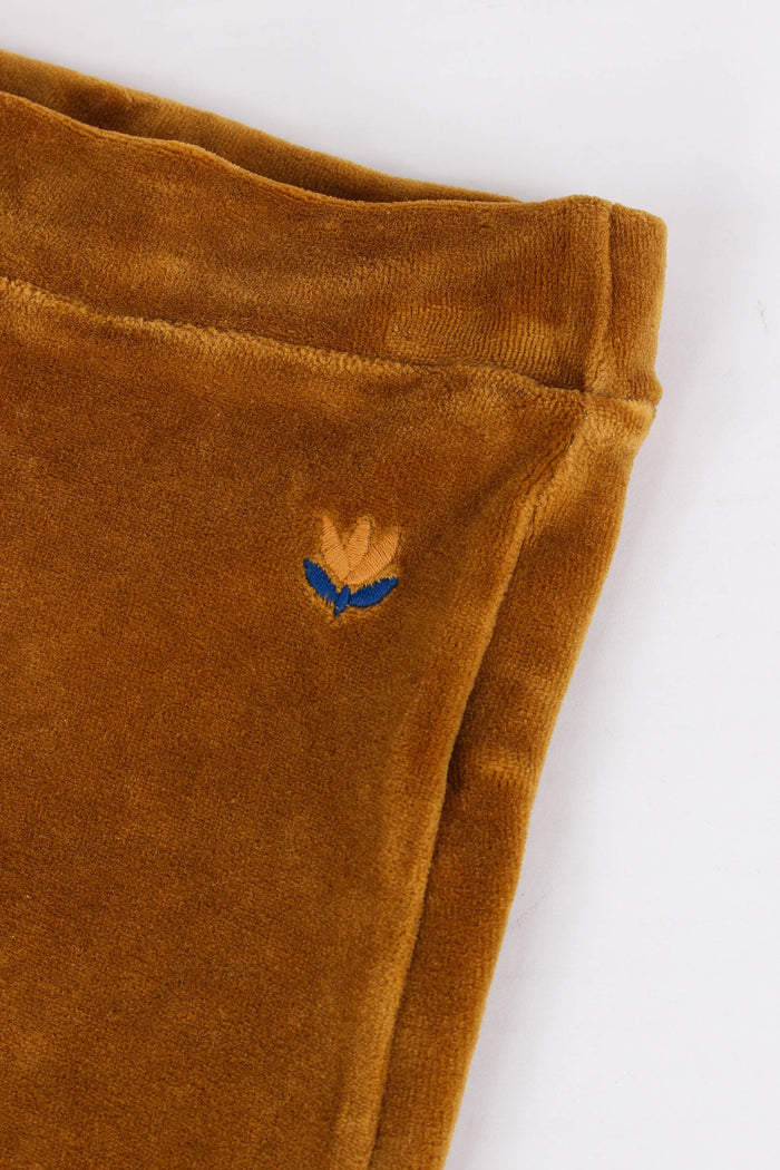 Legging Zampa Ciniglia Ocre-5