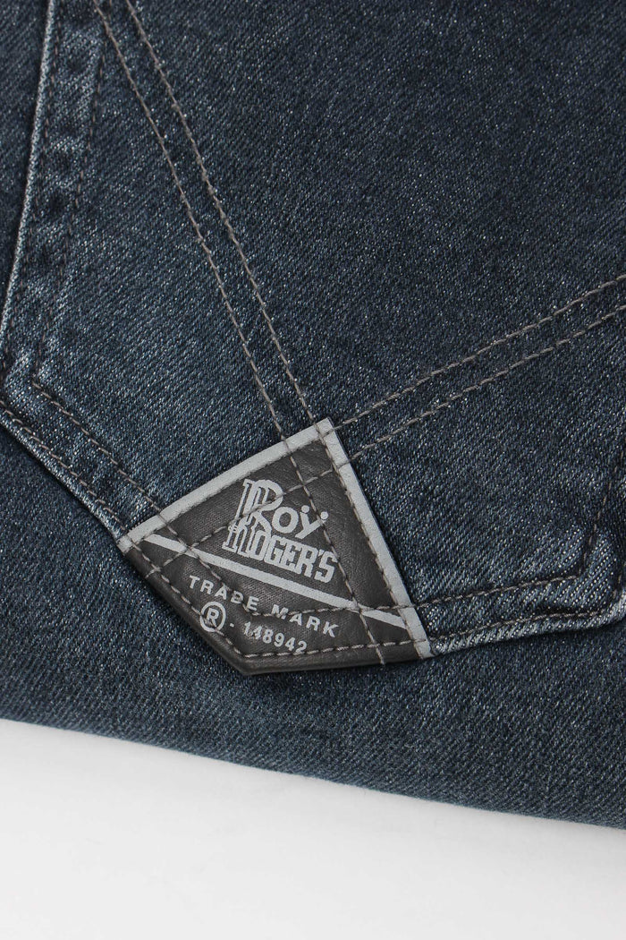 Denim Slim Slavato Denim Black-8