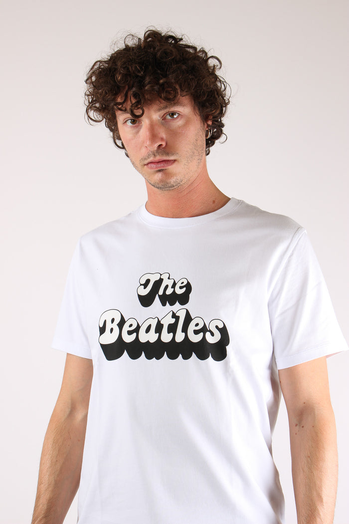 T-shirt Jersey Beatles Bianco-6