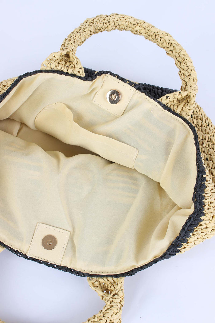 Shopping Rafia Riga Beige-6