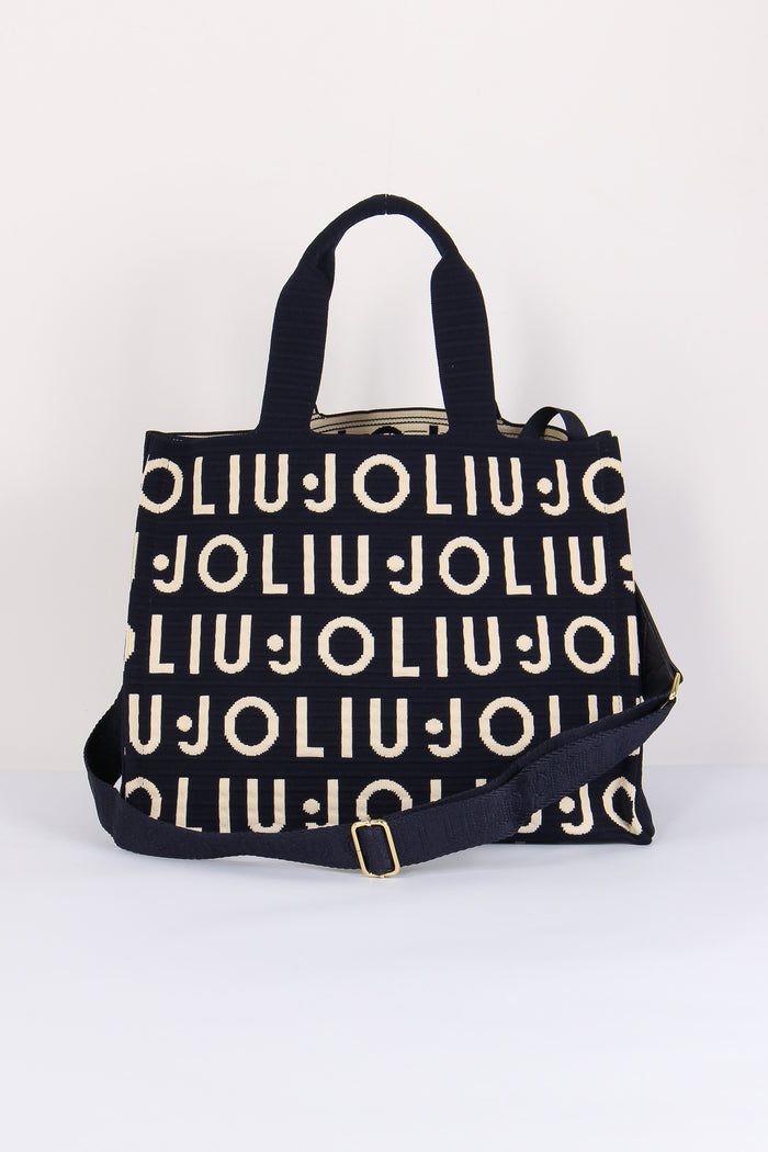 Shopping Knitted Logo Blue Sky-3