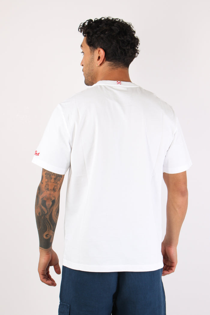 T-shirt Scritta Ricami Ducati-5