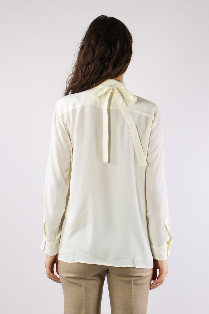 Mllorca Camicia Misto Seta Bianco-6