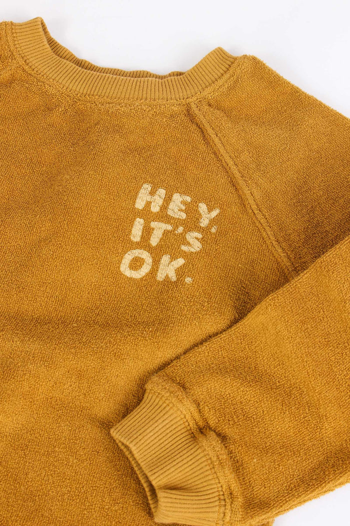 Felpa Rovesciata Ocre-3