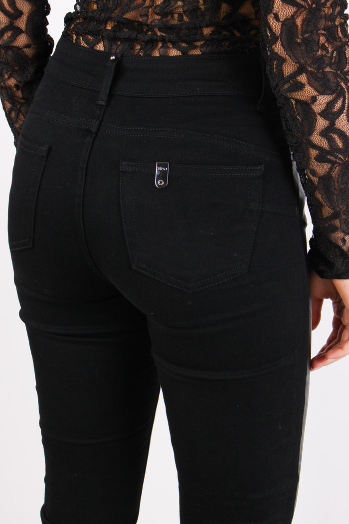 Denim Ideal Bimateriale Ecopel Nero-8