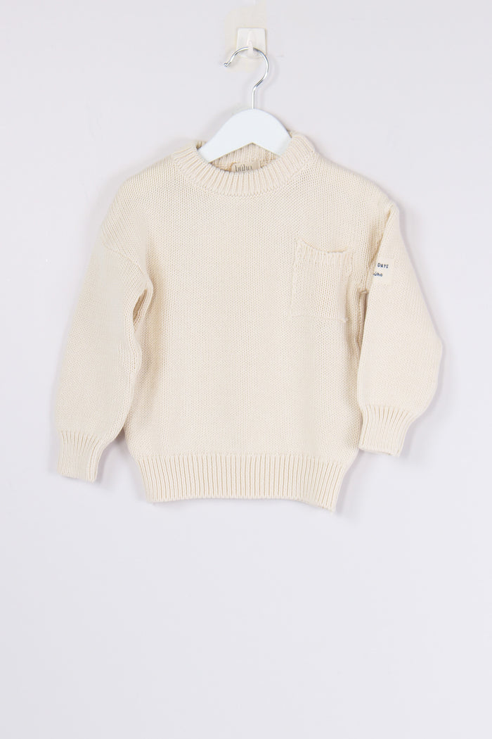 Pull Cotone Ecru