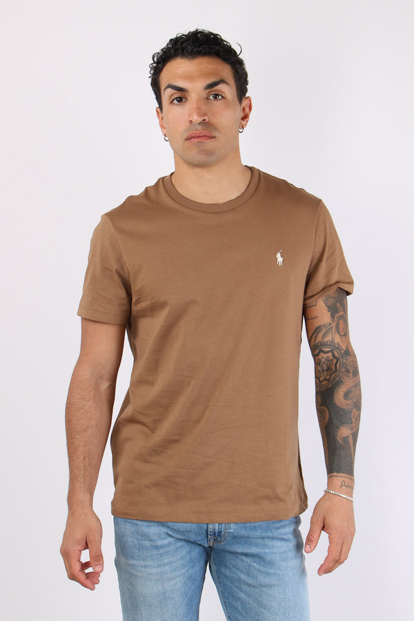T-shirt Custom Slim Fit Rl Brown