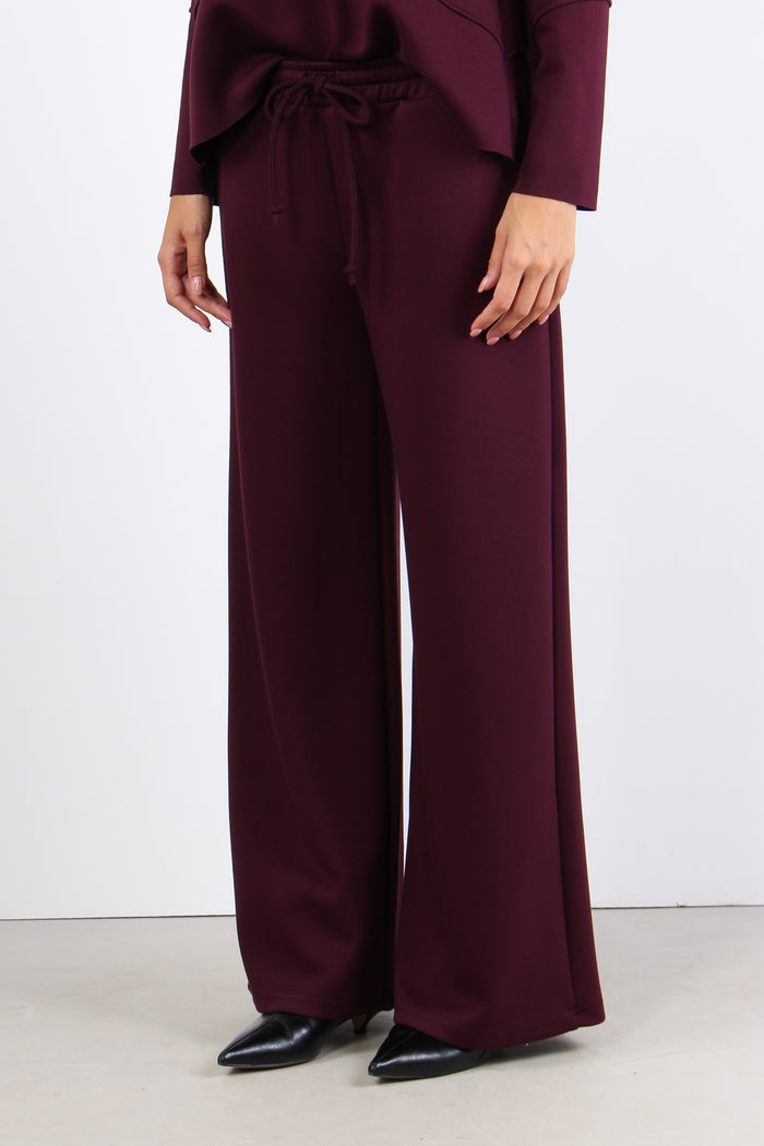 Pantalone Palazzo Coulisse Mod Vino-3