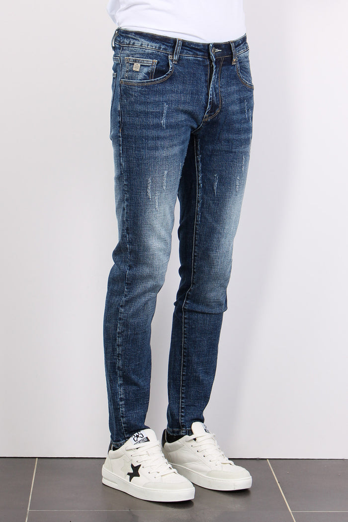 Jeans Superflex Micro Rotture Denim Medio-6