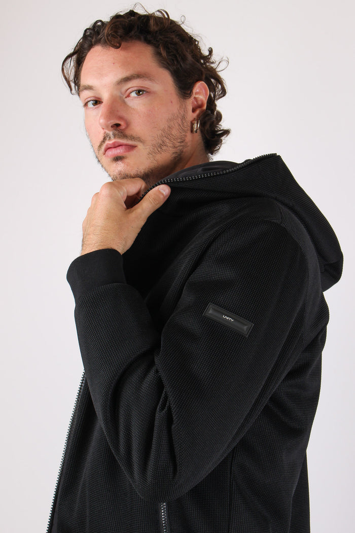 Bomber Cappuccio Black-7