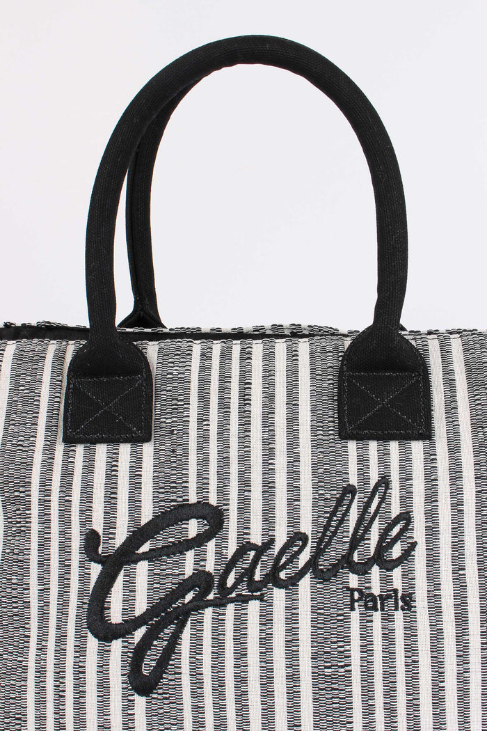 Maxi Tote Frange Riga Nero-7