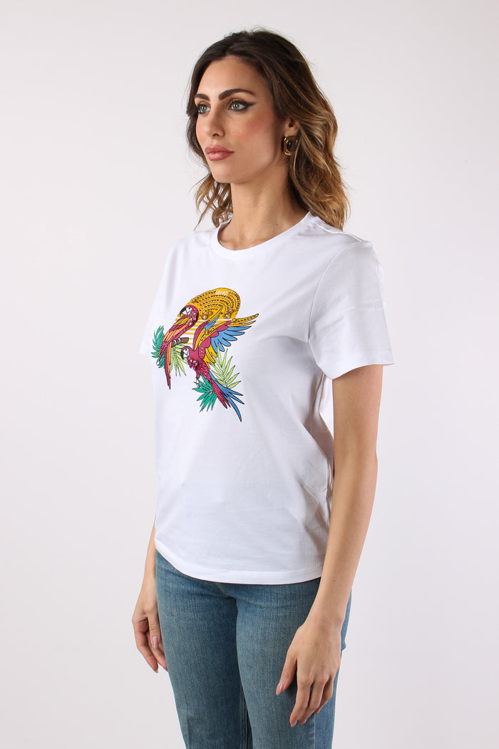 T-shirt Stampa Tucano Bianco-6