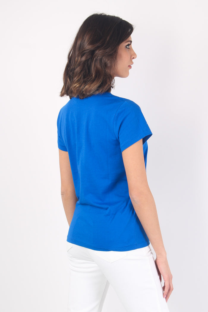 T-shirt Jersey Logo Blue-8