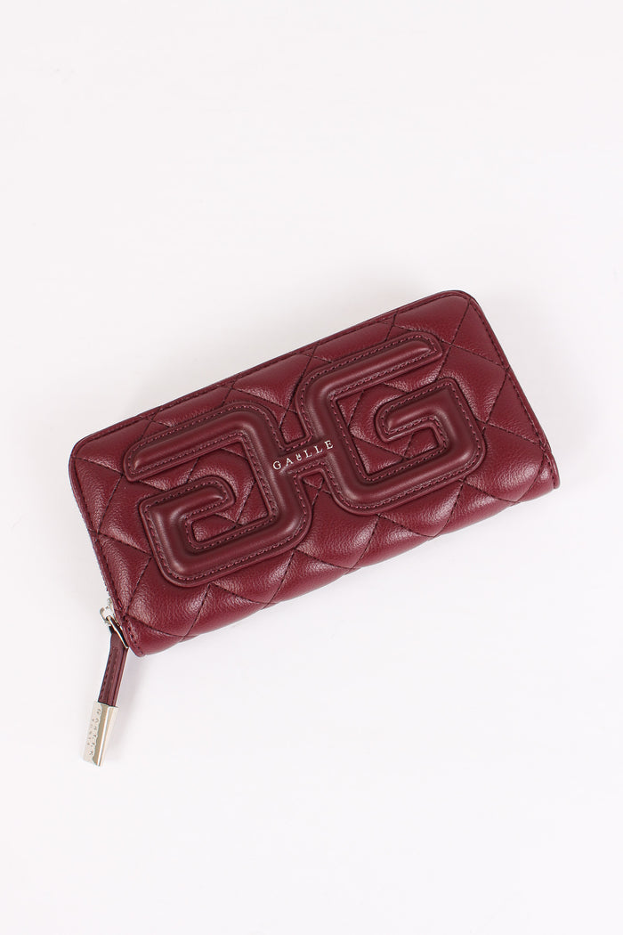 Zip Around Matelasse Double G Mosto-4