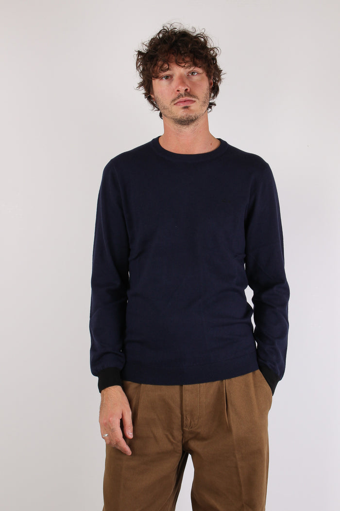 Maglia Profilo Toppa Navy Blue-2