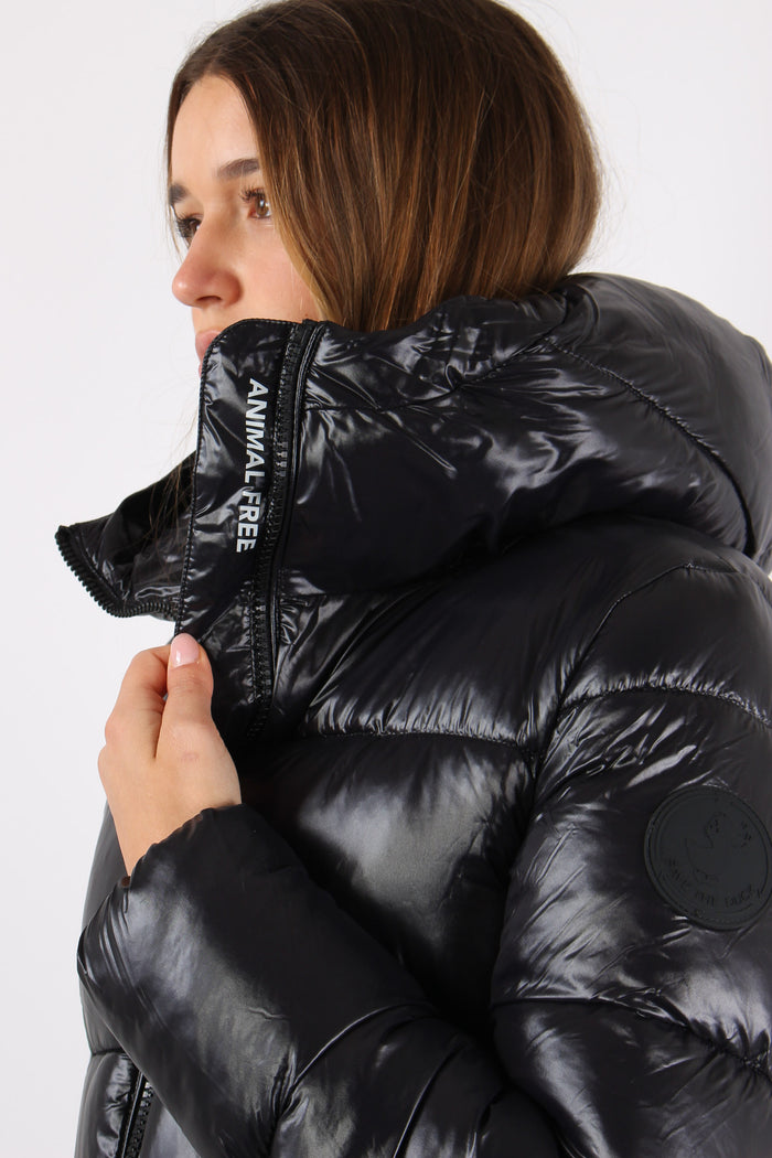 Biddy Piumino Cappuccio Luci Black-8