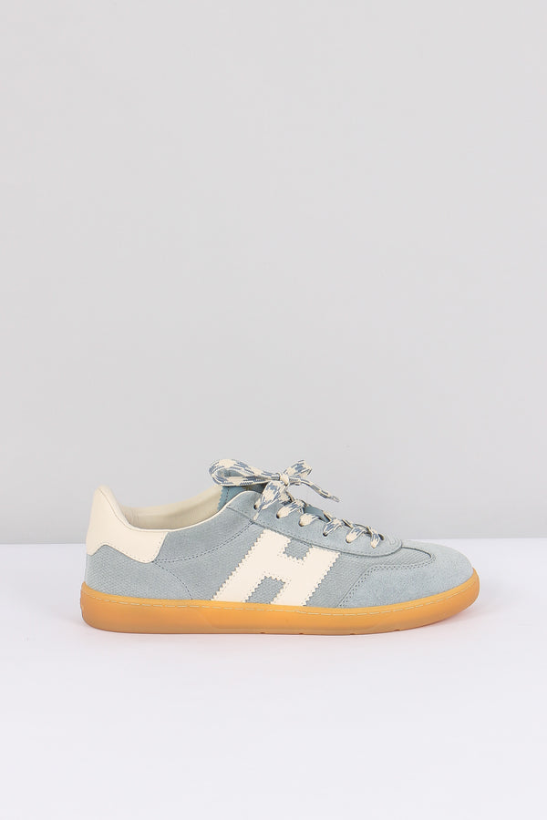 Sneaker Cool Camoscio Azzurro