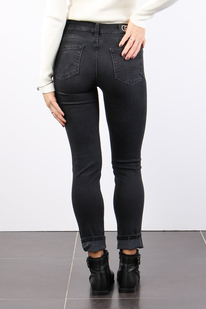 Jeans Monroe Gamba Strass  Denim Grey Match-3