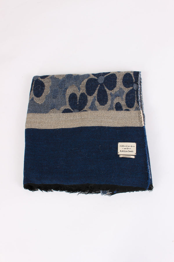 Sciarpa Fantasia Blu