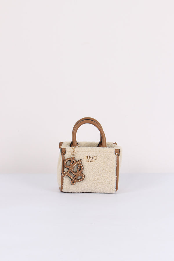 Mini Shopping Teddy Cream