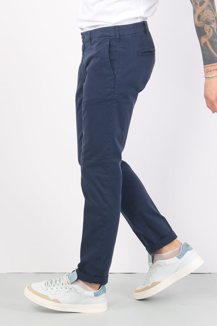 Pantalone Chino Slim Fit Navy-5