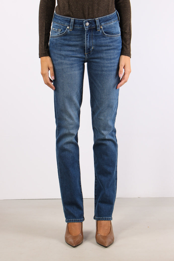 Denim Tessuto Misto Lana Denim Scuro-2
