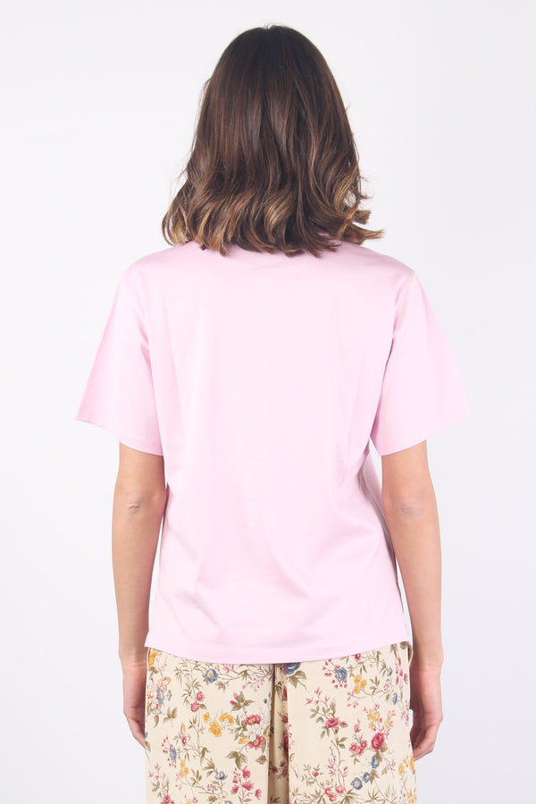 Deodara T-shirt Cotone Rosa-2